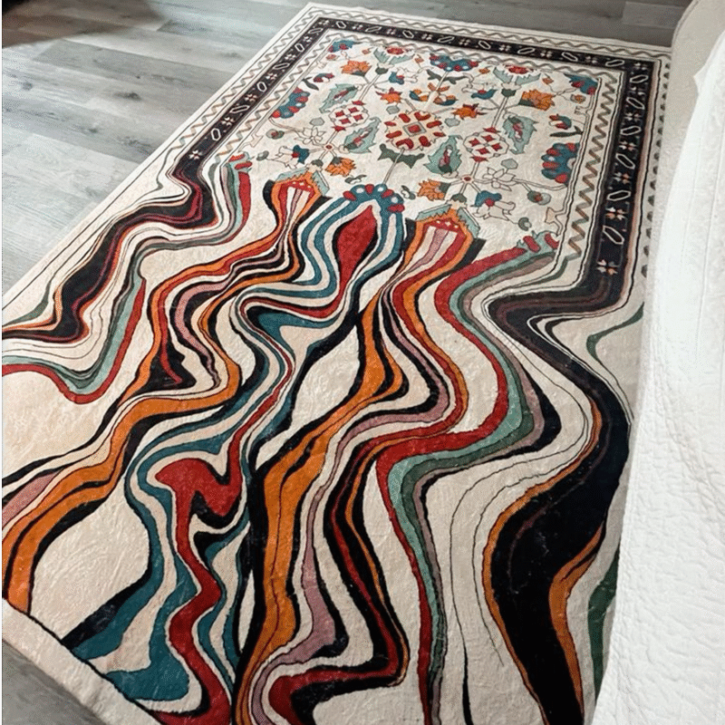 💧 Watercolor Splash Art Rug - Image 1