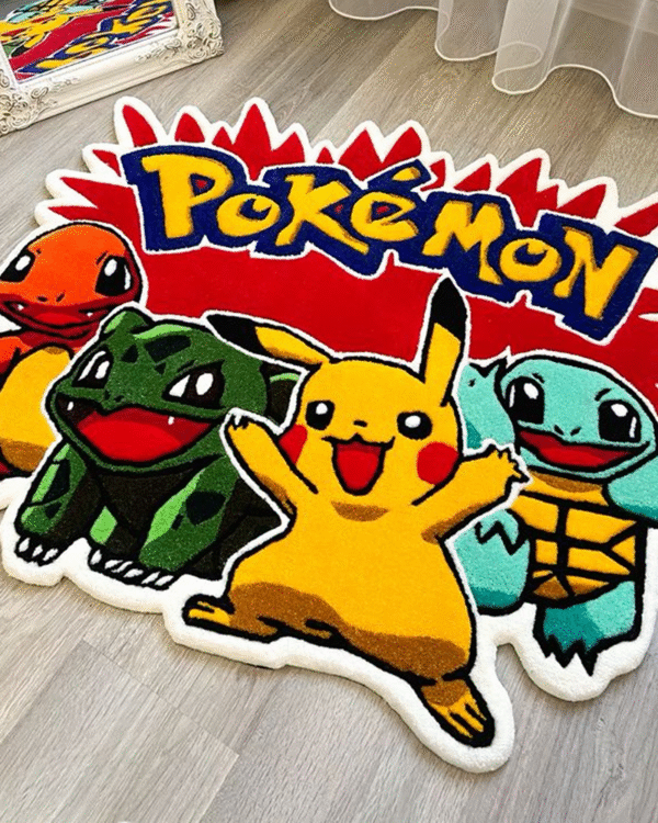 🧢 Pokémon Character Custom Rug