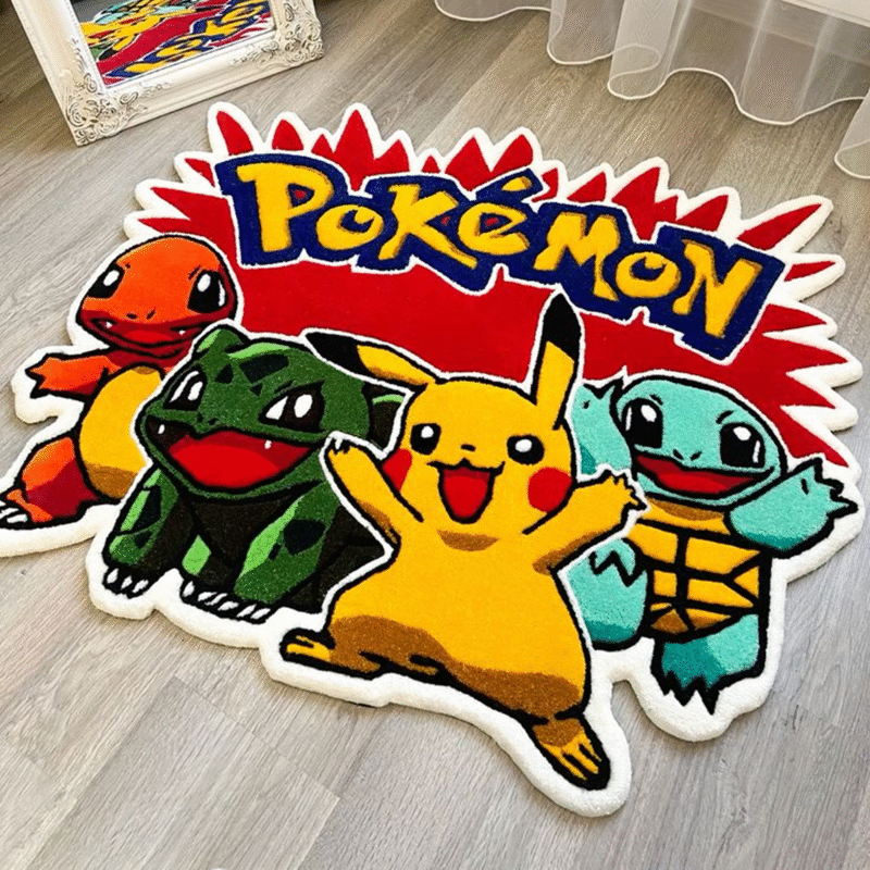 🧢 Pokémon Character Custom Rug - Image 1