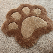 🐾 Custom Paw Print Rug